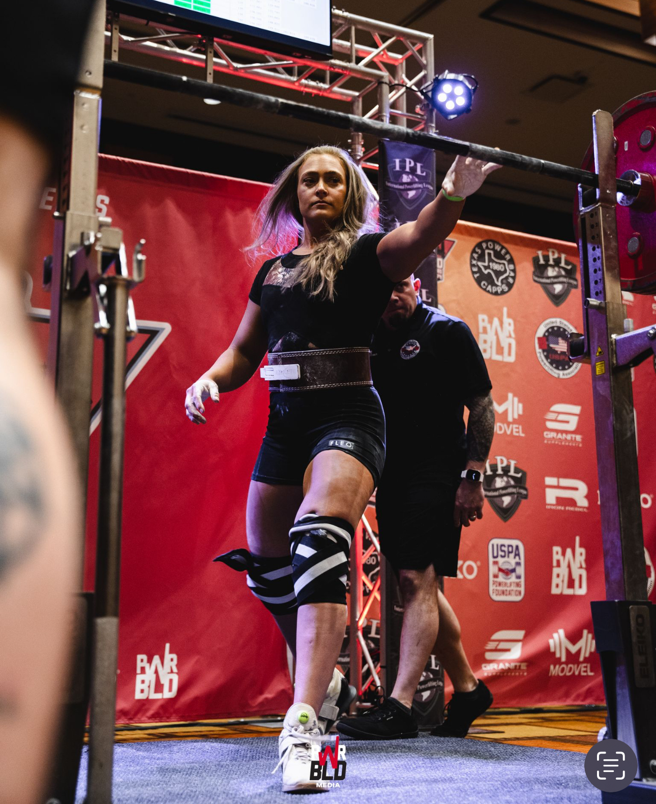 Competing at the World Championships — squat
